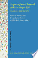 Corpus-informed research and learning in ESP : issues and applications