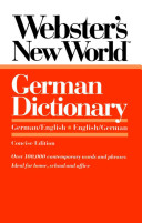 Webster's new world German dictionary