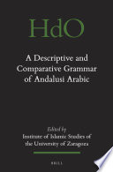 A descriptive and comparative grammar of Andalusi Arabic
