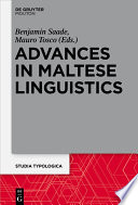 Advances in Maltese linguistics