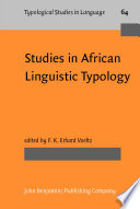 Studies in African linguistic typology