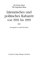 Literarisches und politisches Kabarett von 1901 bis 1999