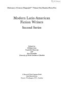 Modern Latin-American fiction writers. Second series