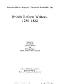 British reform writers, 1789-1832
