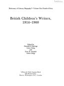 British children's writers, 1914-1960