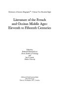 Literature of the French and Occitan Middle Ages : eleventh to fifteenth centuries