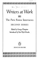 Writers at work : the Paris review interviews, second series