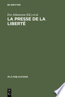 La Presse de la liberté : journée d'études