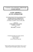 Latin America as its literature