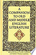 A companion to Old and Middle English literature