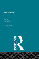 Ben Jonson : the critical heritage, 1599-1798