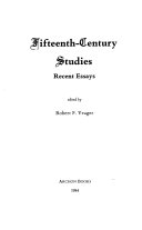 Fifteenth-century studies : recent essays