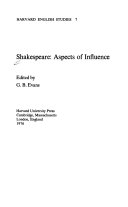 Shakespeare : aspects of influence