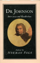 Dr. Johnson : interviews and recollections