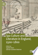 Spa culture and literature in England, 1500-1800