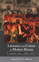 Literature and culture in modern Britain