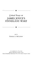 Critical essays on James Joyce's Finnegans wake