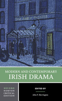 Modern and contemporary Irish drama : backgrounds and criticism