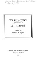 Washington Irving, a tribute.
