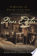 Dear editor : a history of Poetry in letters : the first fifty years, 1912-1962