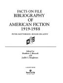 Facts on File bibliography of American fiction, 1866-1918