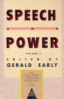 Speech & power : the African-American essay and its cultural content, from polemics to pulpit