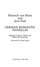 German romantic novellas