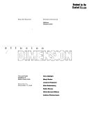 Allusion dimension : the Lois Foster exhibition of Boston area artists : Terry Albright, Meryl Brater, Jesseca Ferguson, Ellen Rothenberg, Robin Shores, Olivia Bernard Wilson, Andrew Zimmermann : November 3-December 17, 1989.