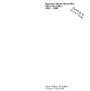 Blanchette Hooker Rockefeller gifts to the gallery, 1952-1980 : Vassar College Art Gallery, 23 April-7 June, 1981.