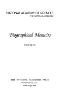 Biographical memoirs. Volume 83