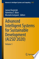 Advanced Intelligent Systems for Sustainable Development (AI2SD'2020). Volume 1