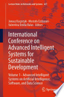 International Conference on Advanced Intelligent Systems for Sustainable Development. Volume 1, Advanced intelligent systems on artificial intelligence, software, and data science