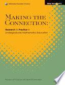 Making the connection : research and teaching in undergraduate mathematics education