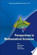 Perspectives in mathematical sciences