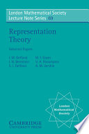 Representation theory : selected papers