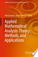 Applied mathematical analysis : theory, methods and applications