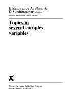 Topics in several complex variables