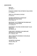 Studies in ordinary differential equations