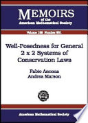 Well-posedness for general 2 x 2 systems of conservation laws