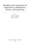 Modelling and computation for applications in mathematics, science, and engineering