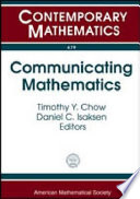 Communicating mathematics : a conference in honor of Joseph A. Gallian's 65th birthday, July 16-19, 2007, University of Minnesota, Duluth, Minnesota