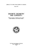 Discrete geometry and convexity