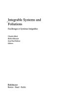 Integrable systems and foliations : Feuilletages et systèmes intégrables