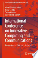 International Conference on Innovative Computing and Communications : proceedings of ICICC 2023. Volume 1