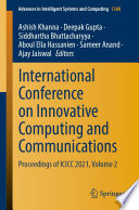 International Conference on Innovative Computing and Communications : proceedings of ICICC 2021. Volume 2