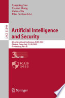 Artificial intelligence and security : 8th International Conference, ICAIS 2022, Qinghai, China, July 15-20, 2022, proceedings. Part III