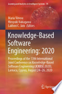 Knowledge-based software engineering : proceedings of the 13th International Joint Conference on Knowledge-Based Software Engineering (JCKBSE 2020), Larnaca, Cyprus, August 24-26 2020