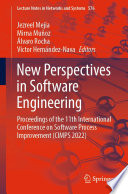 New perspectives in software engineering : proceedings of the 11th International Conference on Software Process Improvement (CIMPS 2022)