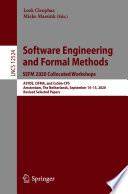 Software engineering and formal methods : SEFM 2020 collocated workshops : ASYDE, CIFMA, and CoSim-CPS, Amsterdam, the Netherlands, September 14-15, 2020, revised selected papers