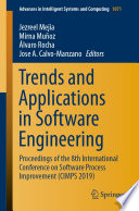 Trends and applications in software engineering : proceedings of the 8th International Conference on Software Process Improvement (CIMPS 2019)